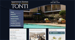 Desktop Screenshot of apartmenthomesbytonti.com